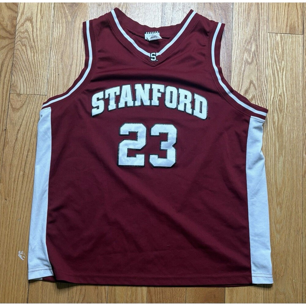 Stanford Basketball Jersey Mens XL Footlocker Spell Out NCAA #23 College